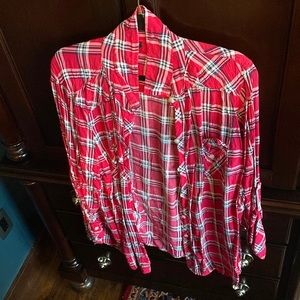 Torrid Plaid Button Down